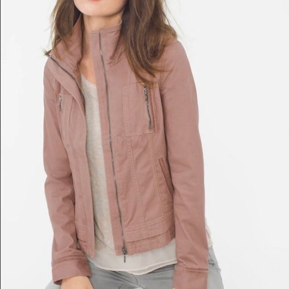 White House Black Market Jackets & Blazers - White House Black Market Washed Mauve Jacket